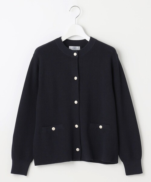 J.PRESS(ジェイプレス)の「【洗える】ORGANIC GASS COTTON クルーネック アウター(その他アウター・レディース・ネイビー系/サックスブルー系/ベージュ系・F)」の12枚目の写真