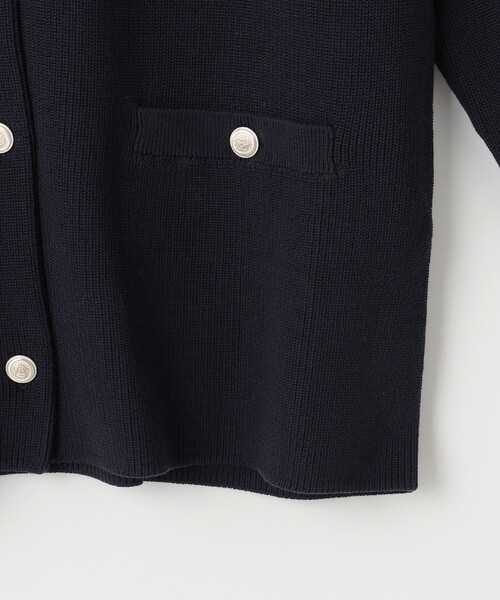 J.PRESS(ジェイプレス)の「【洗える】ORGANIC GASS COTTON クルーネック アウター(その他アウター・レディース・ネイビー系/サックスブルー系/ベージュ系・F)」の15枚目の写真