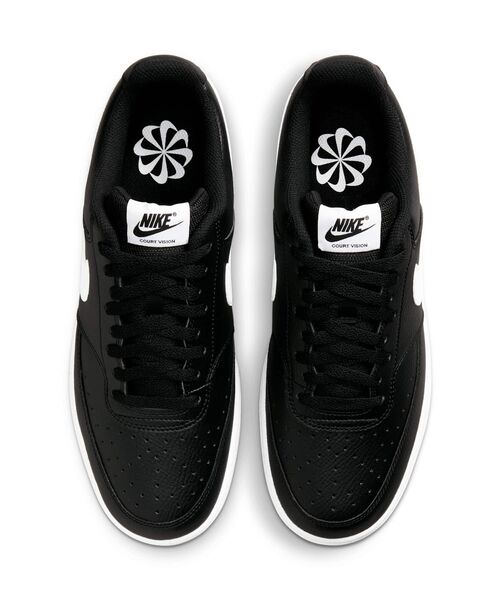 NIKE(ナイキ)の「ナイキ コート ビジョン LOW ネクスト ネイチャー メンズシューズ / Nike Court Vision Low Next Nature Men's Shoes DH2987-001 Black(スニーカー・メンズ・ブラック・24/24.5/25/25.5/26/26.5/27/27.5/28/28.5/30)」の4枚目の写真