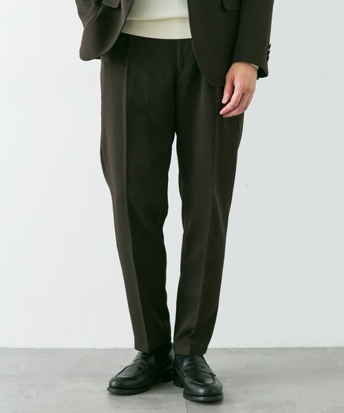 セール】LIFE STYLE TAILOR ウールライクソフトツイルストレッチ