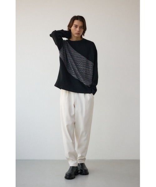 AZUL by moussy(アズールバイマウジー)の「ツイルタックバルーンパンツ(スラックス・メンズ・アイボリー/ブラック/ライトグレー/オレンジ・MEDIUM/LARGE)」の6枚目の写真