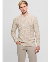 Guess | FRANK Vn Cable Sweater ニット セーター(ニット/セーター)