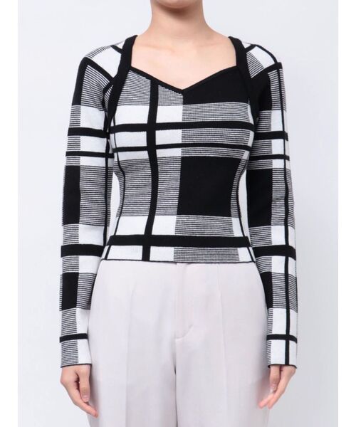 RESEXXY（リゼクシー）の「ラグランニットトップス（ニット/セーター・レディース・ブラック/その他1/ピンク/ライトグレー・FREE）」の22枚目の写真