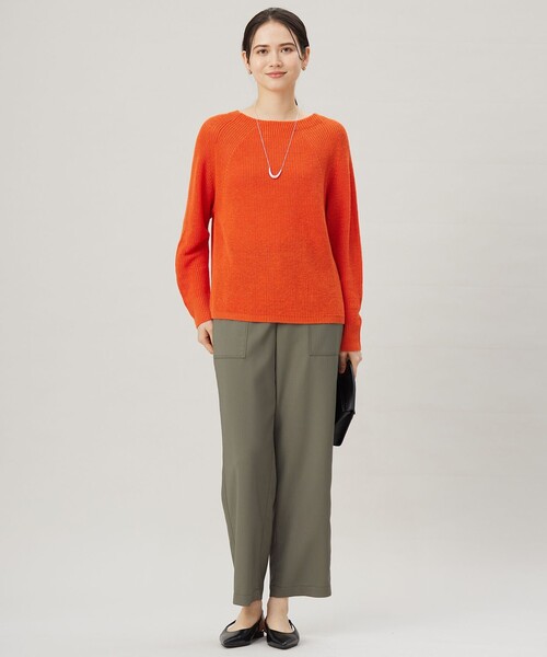 自由区(ジユウク)の「ストレッチライトツイルベイカー パンツ(その他パンツ・レディース・ベージュ系/サックスブルー系/カーキ系・44/46/48)」の11枚目の写真