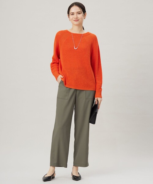 自由区(ジユウク)の「ストレッチライトツイルベイカー パンツ(その他パンツ・レディース・ベージュ系/サックスブルー系/カーキ系・44/46/48)」の12枚目の写真