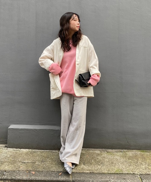 Another Branch olive des olive（アナザーブランチオリーブデオリーブ）の「【WEB限定】キレイ見えスウェットパンツ（スウェットパンツ・レディース・ブラック/グレー/アイボリー・SMALL/MEDIUM）」の10枚目の写真