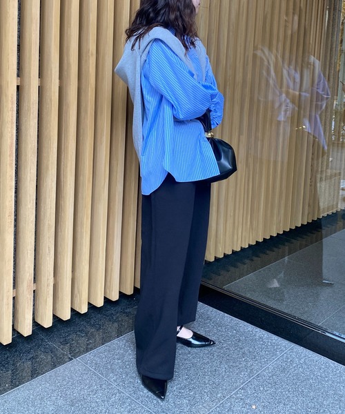 Another Branch olive des olive（アナザーブランチオリーブデオリーブ）の「【WEB限定】キレイ見えスウェットパンツ（スウェットパンツ・レディース・ブラック/グレー/アイボリー・SMALL/MEDIUM）」の16枚目の写真