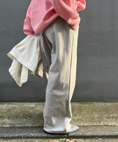 Another Branch olive des olive（アナザーブランチオリーブデオリーブ）の「【WEB限定】キレイ見えスウェットパンツ（スウェットパンツ・レディース・ブラック/グレー/アイボリー・SMALL/MEDIUM）」の8枚目の写真