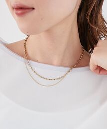 le.coeur blanc | チェーン2連ネックレス(ネックレス)