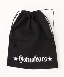 Pimientos（ピミエントス）の「《GOTNOFEARS》ミニロゴ巾着（ポーチ）」