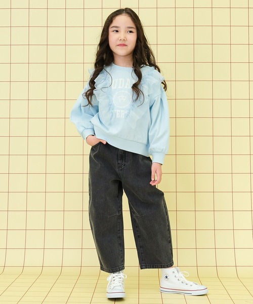 LEPSIM(レプシィム)の「【KIDS】カーブデニムパンツ 283533(デニムパンツ・キッズ・ブルー/チャコールグレー・120/140)」の17枚目の写真