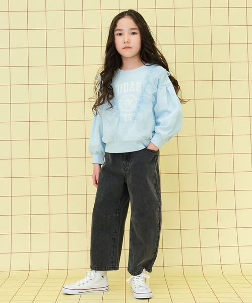 セール】【KIDS】カーブデニムパンツ 283533（デニムパンツ