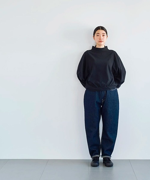 HAU(ハウ)の「ハイネック トップス dolman(Tシャツ/カットソー・レディース・ホワイト/ブルー/ブラック・MEDIUM)」の11枚目の写真