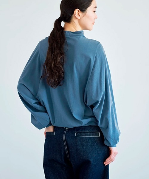 HAU(ハウ)の「ハイネック トップス dolman(Tシャツ/カットソー・レディース・ホワイト/ブルー/ブラック・MEDIUM)」の15枚目の写真