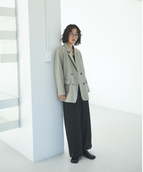 Trish(トリッシュ)の「レースロングイージーパンツ(その他パンツ・レディース・ホワイト/ブラック・MEDIUM)」の13枚目の写真