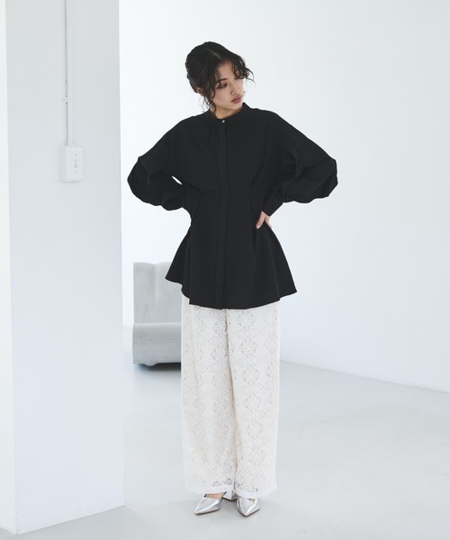 Trish(トリッシュ)の「レースロングイージーパンツ(その他パンツ・レディース・ホワイト/ブラック・MEDIUM)」の20枚目の写真