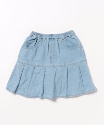 TARKER | インパン付きプリーツデニムスカート(デニムスカート)