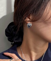 fredy emue | ヴィンテージ風ハートピアス(ピアス(両耳用))
