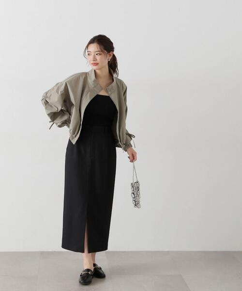 PROPORTION BODY DRESSING(プロポーションボディドレッシング)の「ナロースリットスカート / 1215120312(スカート・レディース・ホワイト系その他/ベージュ/ブラック・SMALL/MEDIUM)」の18枚目の写真