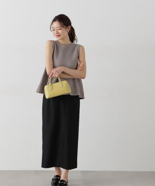 PROPORTION BODY DRESSING(プロポーションボディドレッシング)の「ナロースリットスカート / 1215120312(スカート・レディース・ホワイト系その他/ベージュ/ブラック・SMALL/MEDIUM)」の3枚目の写真