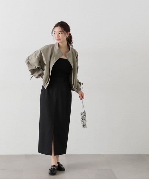 PROPORTION BODY DRESSING(プロポーションボディドレッシング)の「ナロースリットスカート / 1215120312(スカート・レディース・ホワイト系その他/ベージュ/ブラック・SMALL/MEDIUM)」の5枚目の写真