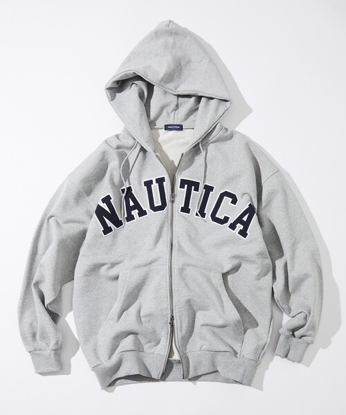 ウェア deps ARCH LOGO S/S SWEAT NAUTICA/ノーティカ Arch Logo Sweat Zip Hoodie/アーチロゴ