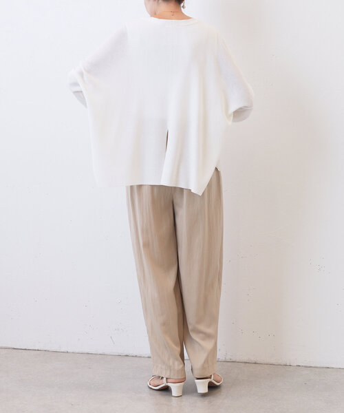 LIVETART（リヴェタート）の「《LIVETART》ツイルタックパンツ（その他パンツ・レディース・ブラック/ベージュ・1/0）」の21枚目の写真