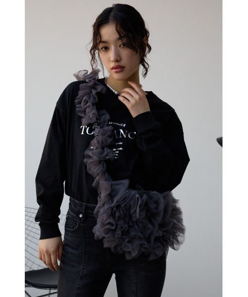 セール】チュールフリルショルダーバッグ（ショルダーバッグ）｜AZUL