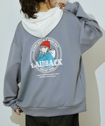 RED CAP GIRL ダンボールニットバックプリントHOODIE