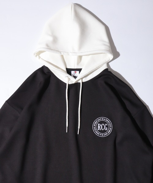 Red Cap Girl（レッドキャプガール）の「RED CAP GIRL ダンボールニットバックプリントHOODIE（パーカー・メンズ・ブラック/ブルー/グレー/ホワイト・M/L/LL）」の9枚目の写真