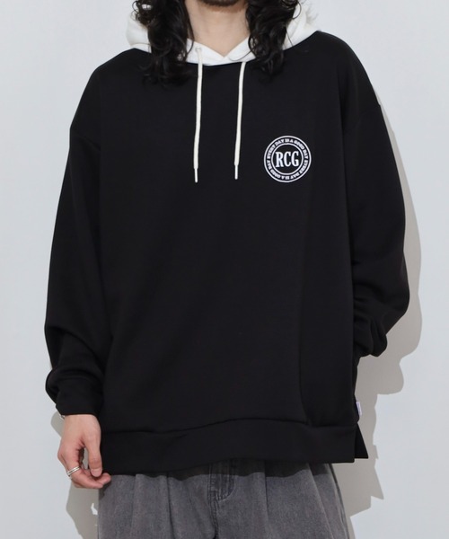 Red Cap Girl（レッドキャプガール）の「RED CAP GIRL ダンボールニットバックプリントHOODIE（パーカー・メンズ・ブラック/ブルー/グレー/ホワイト・M/L/LL）」の21枚目の写真