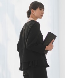 Rebloom（リブルーム Rebloom Reb loom）の「【洗える/セットアップ対応】ふんわり裾ペプラムトップス 単品 ≪セレモニースーツ ママスーツ 入学式 卒業式≫（シャツ/ブラウス）」