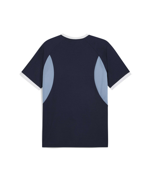 PUMA(プーマ)の「PUMA プーマ メンズ サッカー INDIVIDUALLIGA グラフィック 半袖 シャツ(Tシャツ/カットソー・メンズ・ブラック×グレー/ブルー系その他・LARGE/MEDIUM/XX-LARGE/SMALL/X-LARGE)」の5枚目の写真