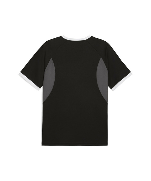 PUMA(プーマ)の「PUMA プーマ メンズ サッカー INDIVIDUALLIGA グラフィック 半袖 シャツ(Tシャツ/カットソー・メンズ・ブラック×グレー/ブルー系その他・LARGE/MEDIUM/XX-LARGE/SMALL/X-LARGE)」の6枚目の写真