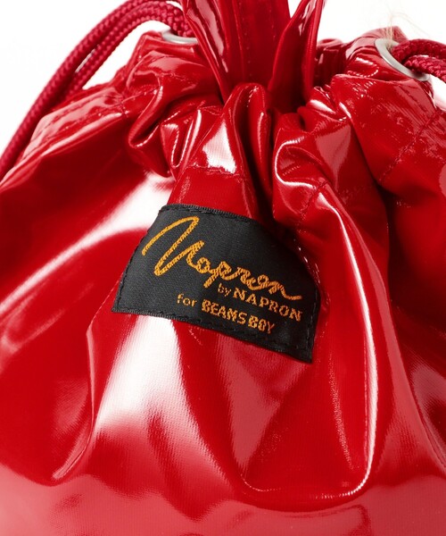 BEAMS BOY（ビームスボーイ）の「【別注】NAPRON / エナメル ミニ ペイシェント バッグ（トートバッグ・レディース・レッド/ブルー/ブラック・ONE SIZE）」の19枚目の写真