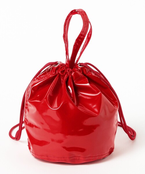 BEAMS BOY（ビームスボーイ）の「【別注】NAPRON / エナメル ミニ ペイシェント バッグ（トートバッグ・レディース・レッド/ブルー/ブラック・ONE SIZE）」の21枚目の写真