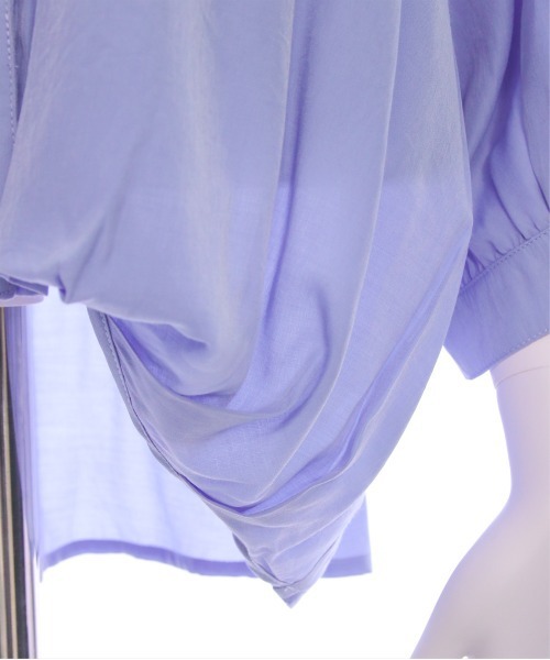 CLEAR BASIC（クリアベーシック）の「バックスピンドル裾タック七分袖ブラウス[オフィスカジュアル 着回し抜群 大人 カジュアル]≪SS新作≫（シャツ/ブラウス・レディース・ミント/ブラック系その他/サックスブルー/ピンク/オフホワイト・F）」の19枚目の写真