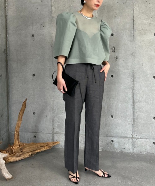 Chaos（カオス）の「Chaos(カオス)/サッサーラパンツ　◆セットアップ可◆（その他パンツ・レディース・ブラック・36/38）」の2枚目の写真