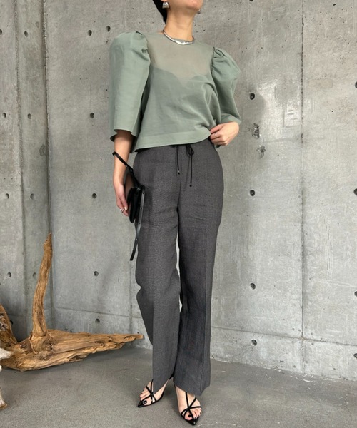 Chaos（カオス）の「Chaos(カオス)/サッサーラパンツ　◆セットアップ可◆（その他パンツ・レディース・ブラック・36/38）」の3枚目の写真