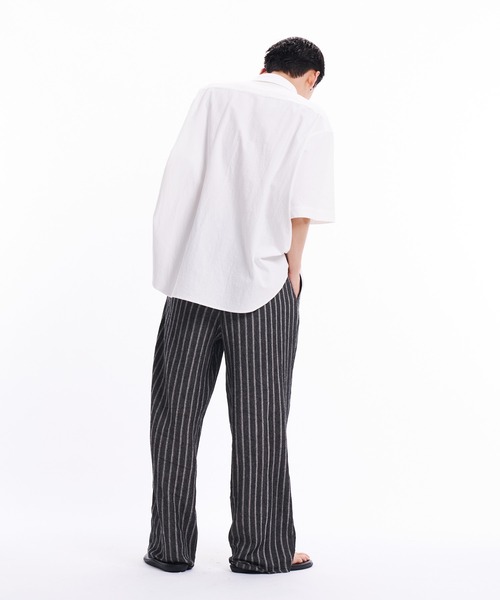 THE BOLDMAN(ザ ボールドマン)の「Loose Shirts / ルーズ半袖シャツ(シャツ/ブラウス・メンズ・ホワイト/ブルー/ブラック/サックスブルー・MEDIUM/LARGE)」の14枚目の写真