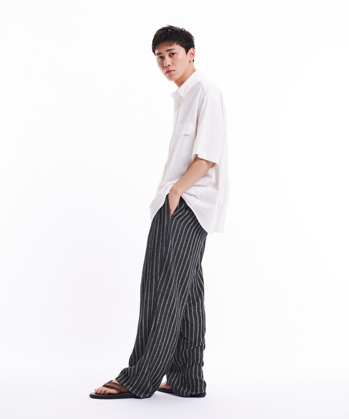 THE BOLDMAN(ザ ボールドマン)の「Loose Shirts / ルーズ半袖シャツ(シャツ/ブラウス・メンズ・ホワイト/ブルー/ブラック/サックスブルー・MEDIUM/LARGE)」の15枚目の写真