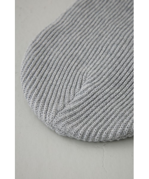 AZUL by moussy（アズールバイマウジー）の「ルーズ2WAYニットキャップ（ニットキャップ/ビーニー・メンズ・ライトグレー/ブラック・FREE）」の6枚目の写真
