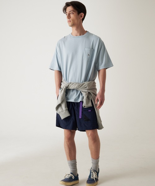 Eddie Bauer（エディーバウアー）の「ワンポイント ポケット Tシャツ（Tシャツ/カットソー・メンズ・ベージュ/サックスブルー/ライム/ピンク/ライトイエロー/ネイビー/ホワイト/ブラック・S/XL/L/M/XXL）」の16枚目の写真