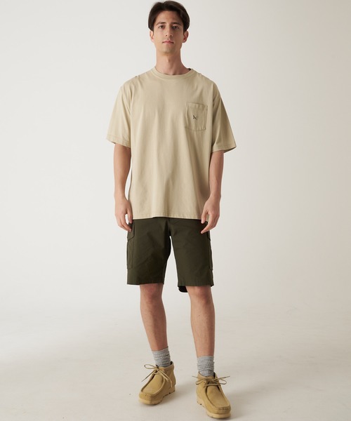 Eddie Bauer（エディーバウアー）の「ワンポイント ポケット Tシャツ（Tシャツ/カットソー・メンズ・ベージュ/サックスブルー/ライム/ピンク/ライトイエロー/ネイビー/ホワイト/ブラック・S/XL/L/M/XXL）」の12枚目の写真