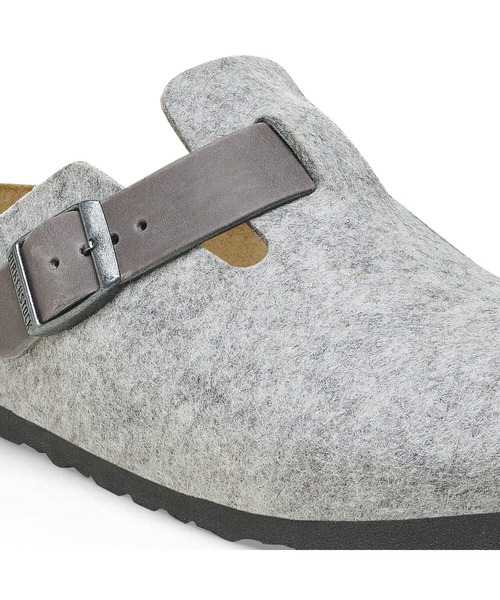 BIRKENSTOCK(ビルケンシュトック)の「【公式】ビルケンシュトック Boston/ボストン レザー/テキスタイル/フェルト(サンダル・メンズ・ライトグレー・25cm【レギュラー幅】/26cm【レギュラー幅】/26.5cm【レギュラー幅】/27cm【レギュラー幅】/28cm【レギュラー幅】/28.5cm【レギュラー幅】)」の6枚目の写真