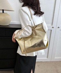 Forcement（フォースメント）の「シルバーシンプルショルダーバッグ（ショルダーバッグ）」