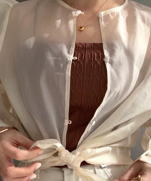 KOBE LETTUCE（コウベレタス）の「[ yuri.さんコラボ ]選べる2丈カップ付きキャミソール（キャミソール・レディース・アイボリー/ベージュ系/ブラック系/ブラウン/ブラック/ライトブルー/ブラウン系・M-Long/M-Short）」の16枚目の写真