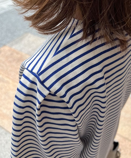 ST.ROONEY(セントルーニー)の「マリンボーダーワンピース【低身長・小柄女性向け】(ワンピース・レディース・ホワイト×ブルー/ホワイト×ネイビー・XS)」の5枚目の写真