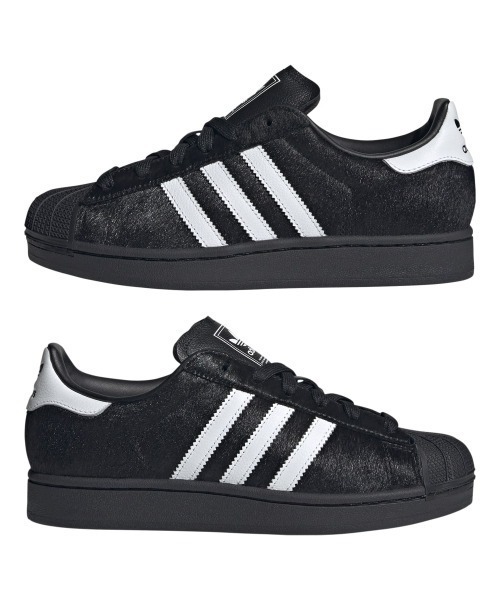 adidas(アディダス)の「adidas Originals SUPERSTAR II(アディダスオリジナルス スーパースター II)(スニーカー・メンズ・ブラック系・23cm/23.5cm/24cm/24.5cm/25cm/25.5cm/26cm/26.5cm/27cm/27.5cm/28cm)」の3枚目の写真