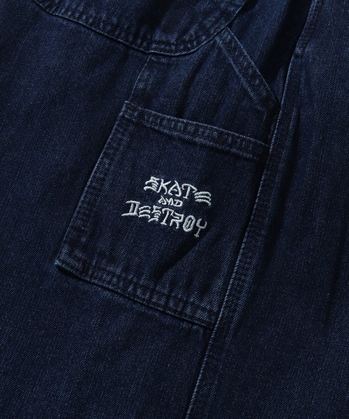 THRASHER（スラッシャー）の「【THRASHER/スラッシャー】デニム＆カツラギ ペインターパンツ（その他パンツ・メンズ・ブルー/オフホワイト/グレー/ブラック/ベージュ/ワンウォッシュ・LL/S/M/L）」の18枚目の写真
